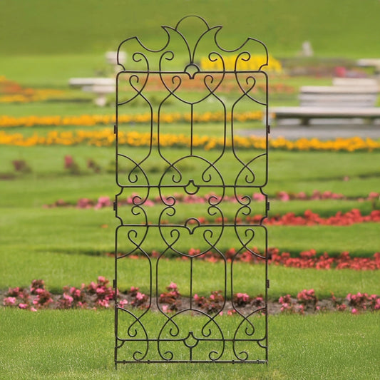H Potter Trellis Wrought Iron Large Metal Ornamental Yard Art Wall Art