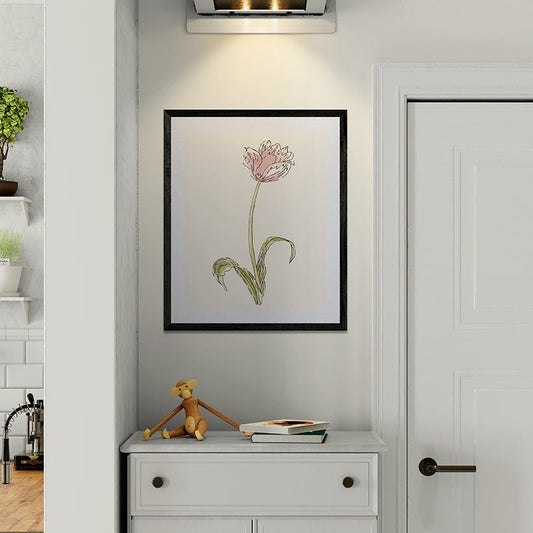 Pink Flower Botanical Fine Art Print by H Potter