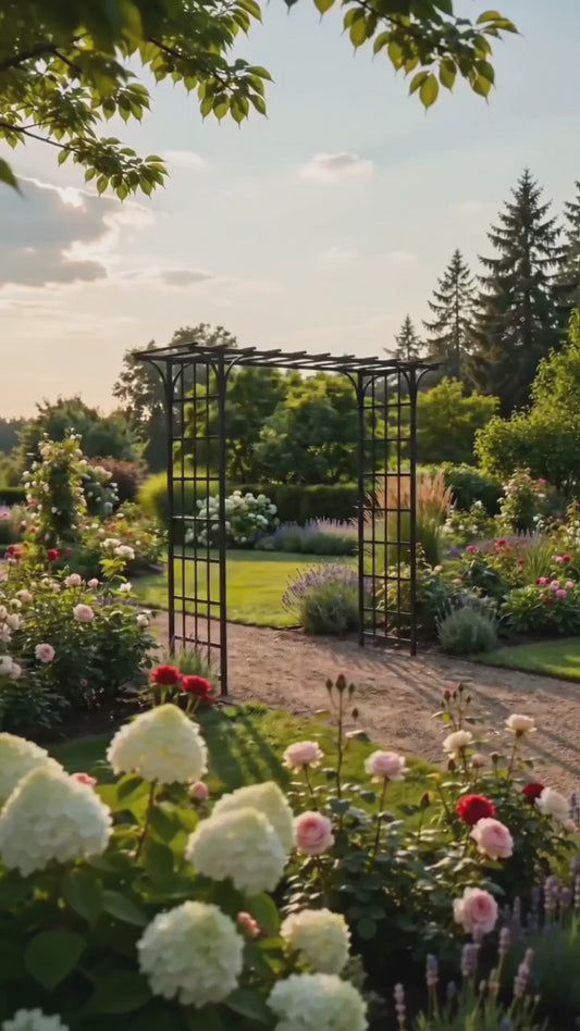H Potter Eden Park Arbor Arch - 69 Inch Wide Freestanding Arch