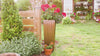 H Potter Planters Set of 2 Patio Deck Flower Ribbed Garden
