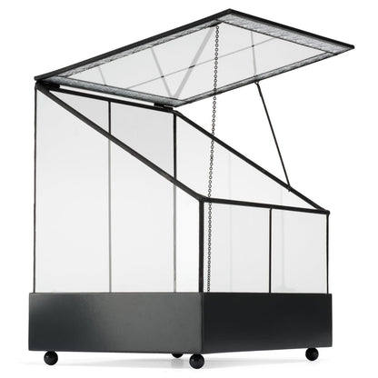 H Potter Terrarium Wardian Case Glass Plant Container Table Top Tall Orchids Herbs Fairy Garden Display Case