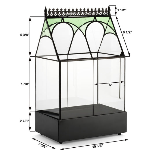 H Potter Wardian Case Terrarium Planter Container Glass Greenhouse indoor garden for plants ivy moss orchids wedding