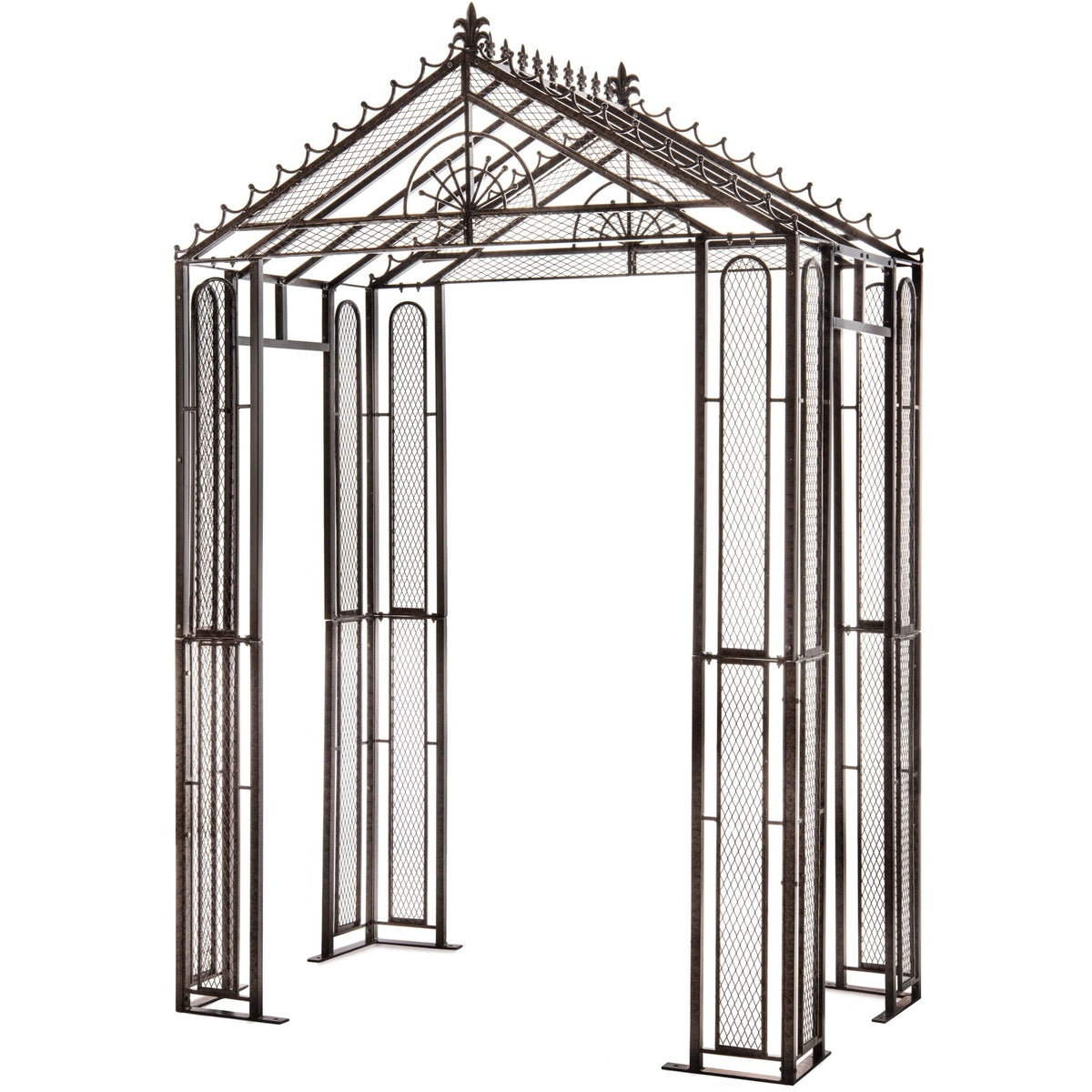 H Potter Garden Arbor Trellis Arch Metal HeavyDuty Structure