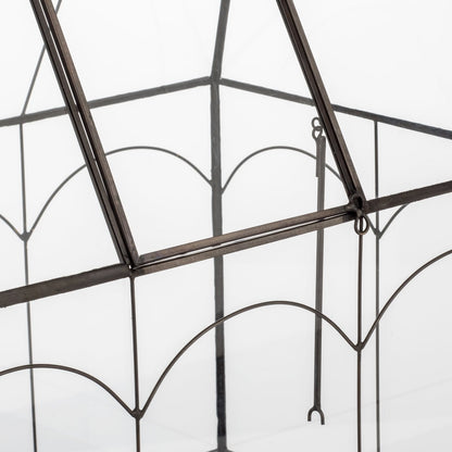 H Potter Terrarium Wardian Case Glass Plant Container Table Top Tall Orchids