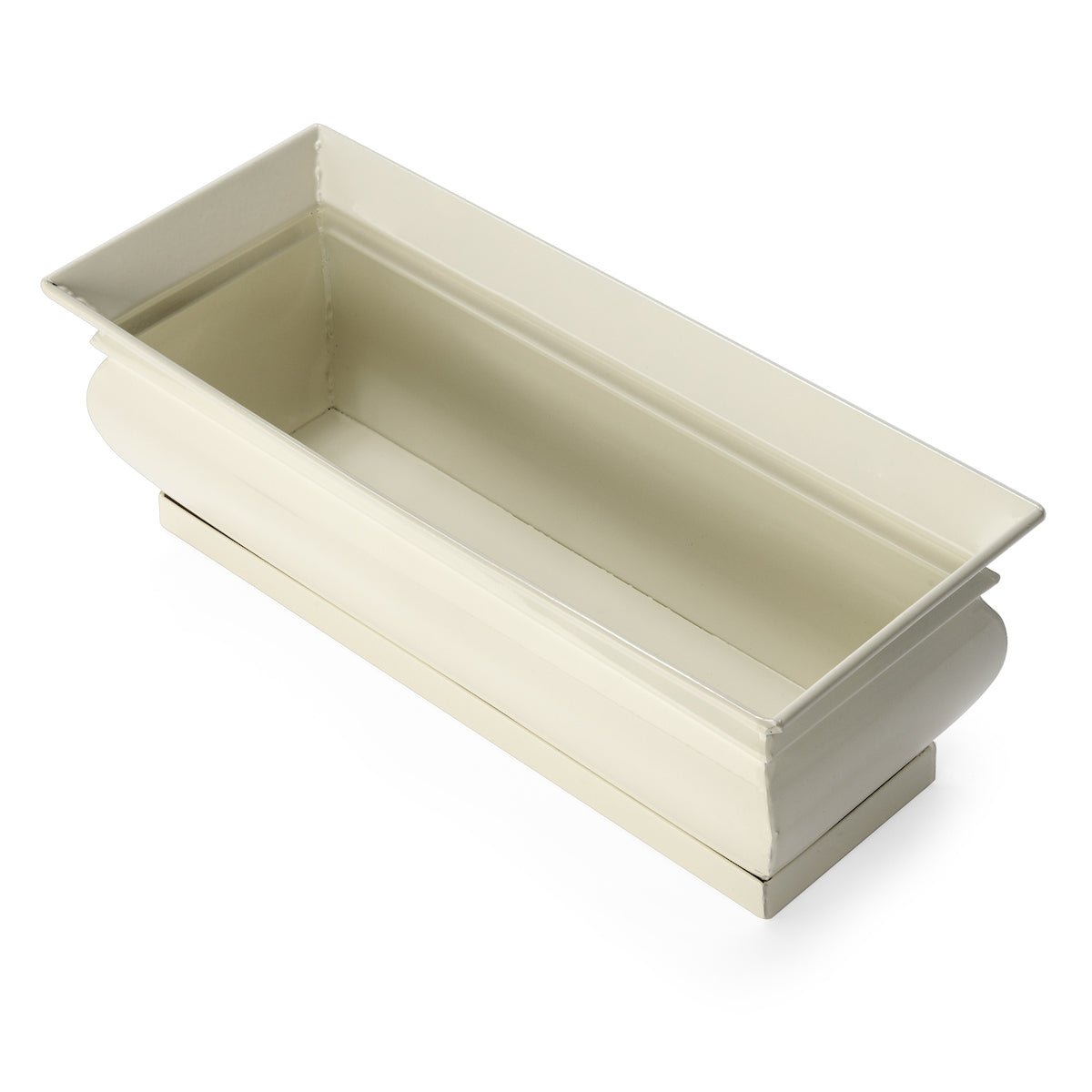 white window box planters H Potter Herb Pot Indoor Window Succulent Planter with Drainage and Tray