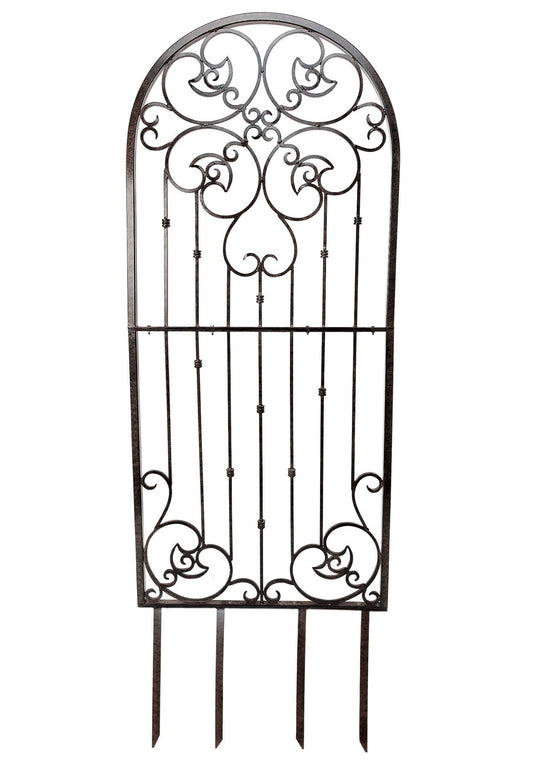 H POTTER METAL GARDEN TRELLIS FREESTANDING BACKYARD YARD ART DECOR LANDSCAPING CLIMBING PLANTS VINES CLEMATIS ROSES