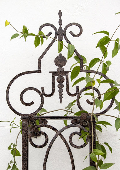 H Potter Metal Garden Trellis Wrought Iron with Wall Mounting Brackets GAR124W1