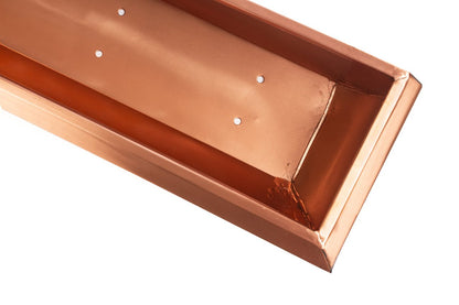 H Potter Copper Window Box Hanging Flower Deck Planter Outdoor Decor Landscaping Design Plant Pot Mothers Day