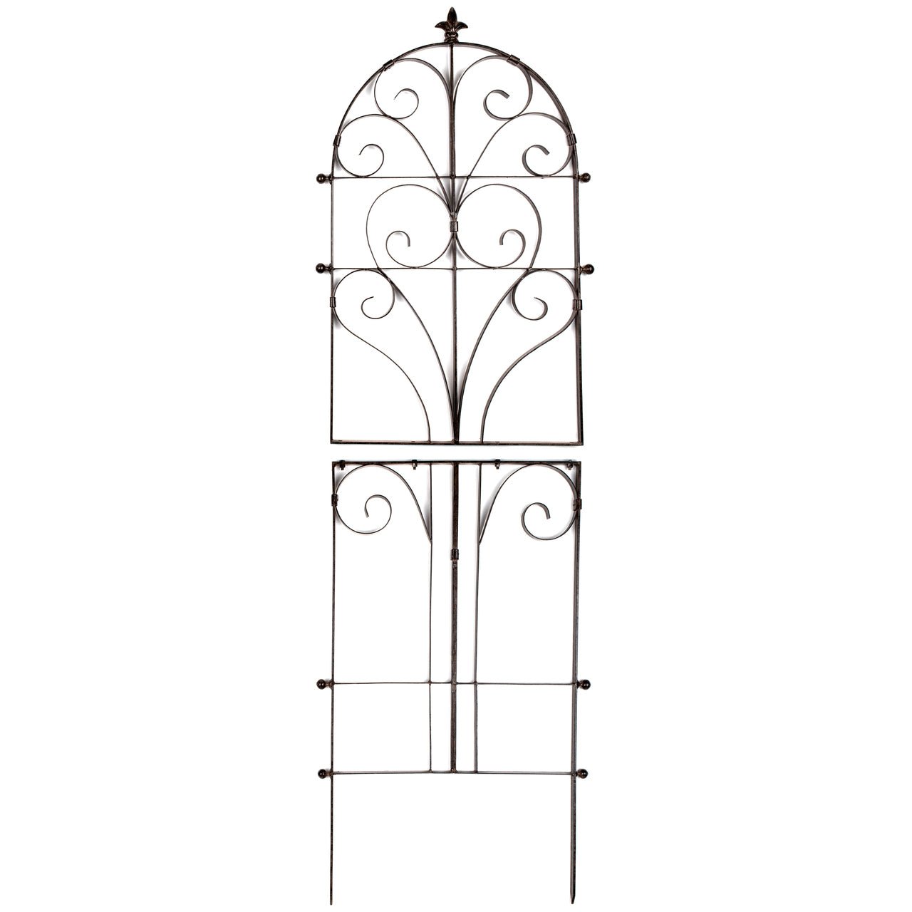 H Potter Scroll Trellis for Climbing Plants