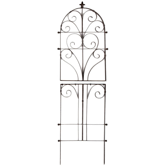 H Potter Scroll Trellis for Climbing Plants