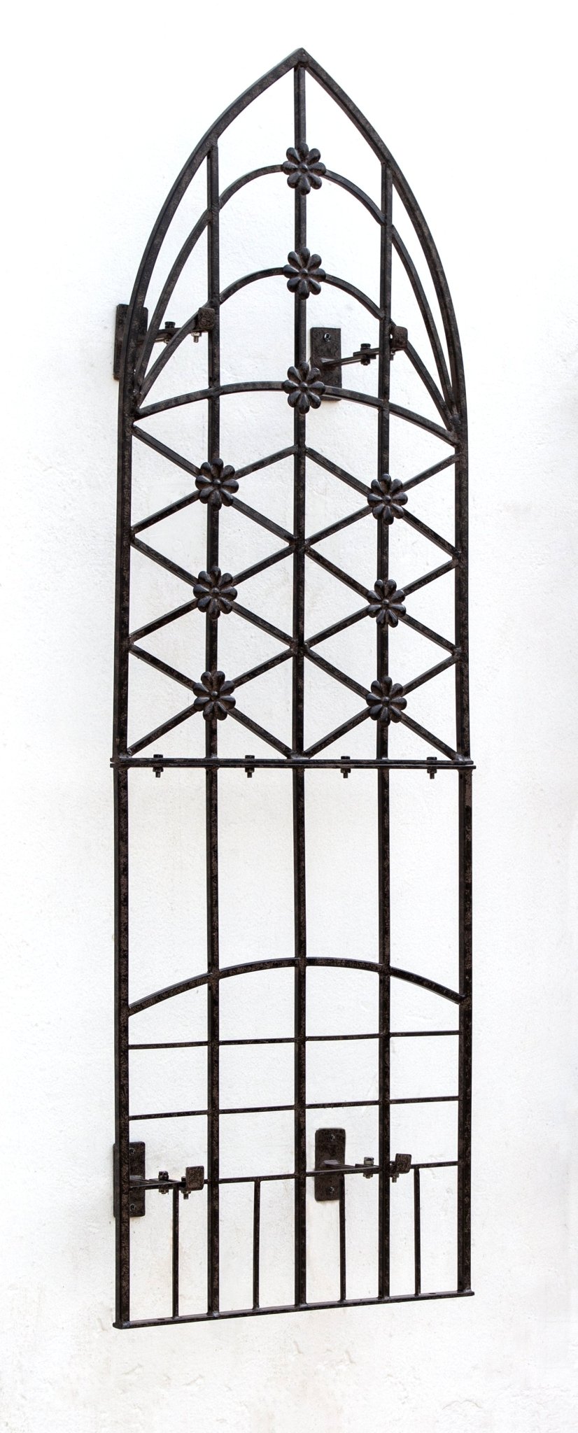 H Potter Metal Trellis Wall Art with Mounting Brackets
