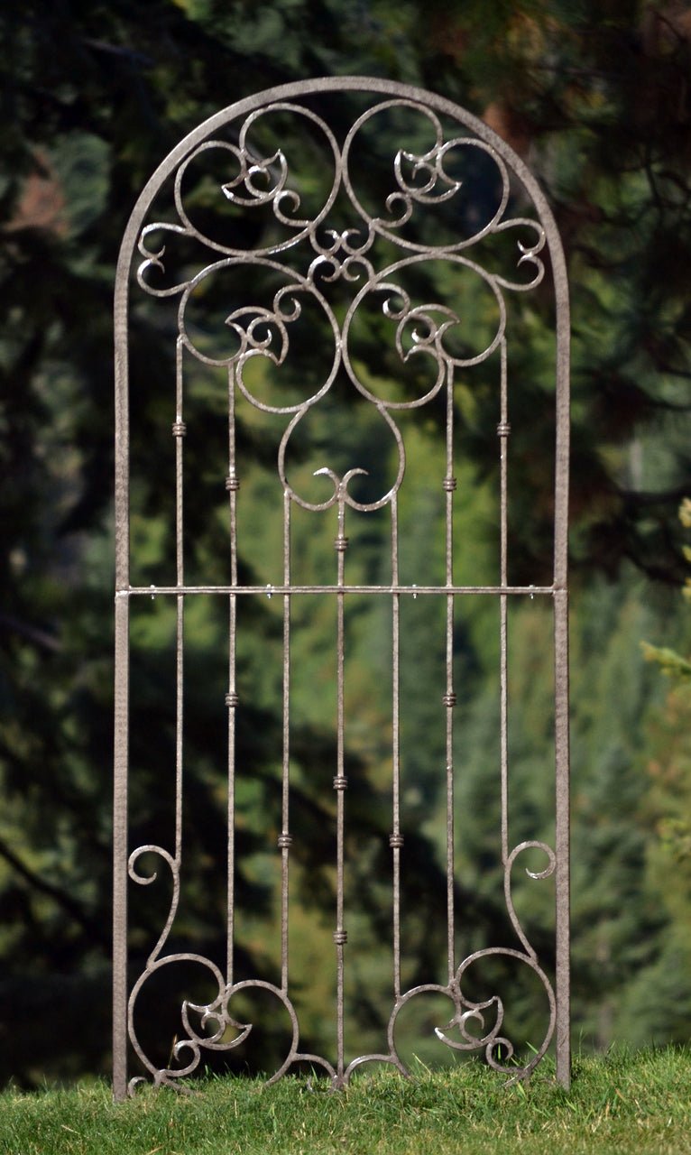 H Potter Garden Trellis Wrought Iron Heavy Scroll Metal Decoration