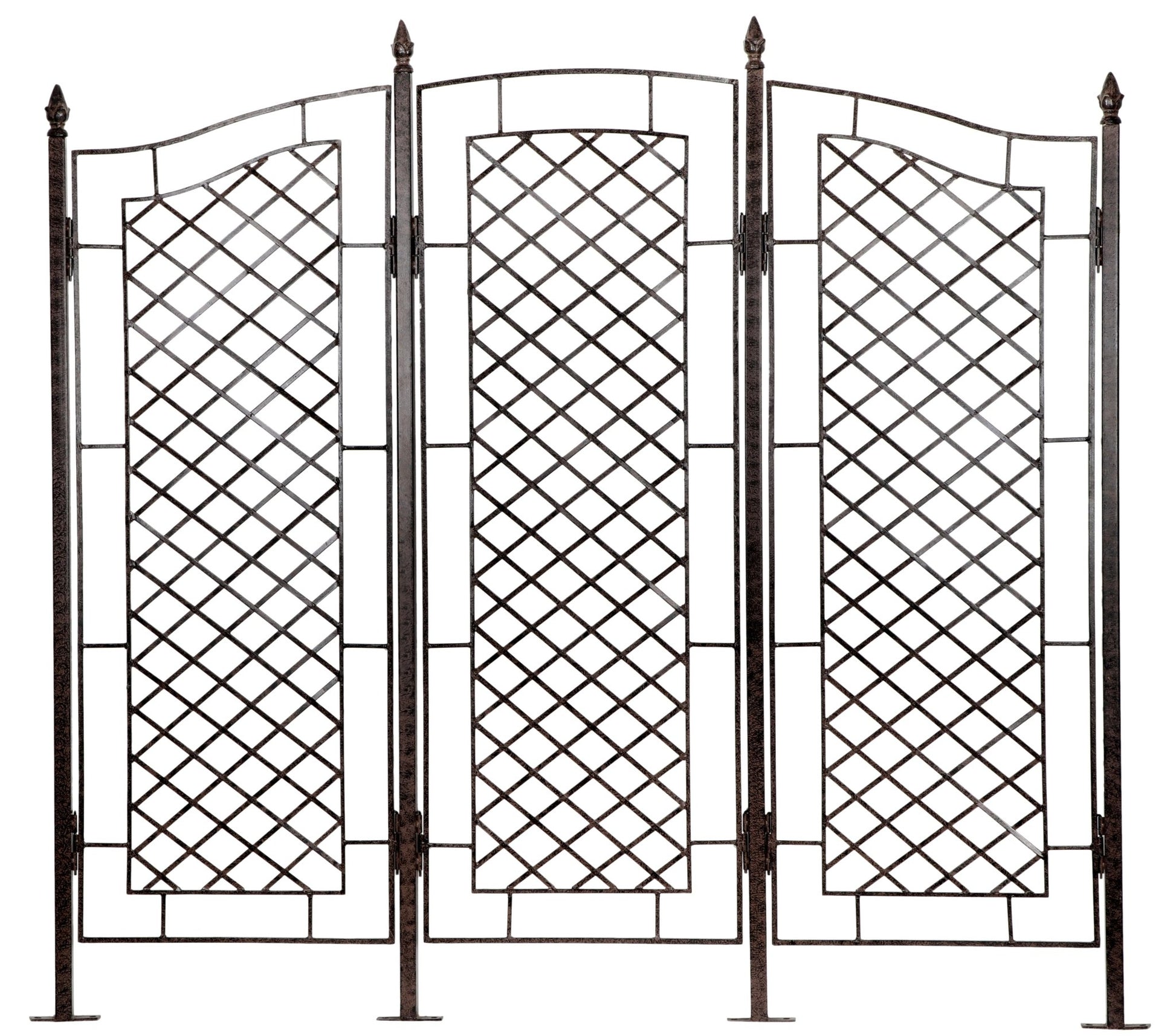 H Potter large garden trellis privacy screen outdoor iron metal garden panel vines flower outdoor backyard climbing plants