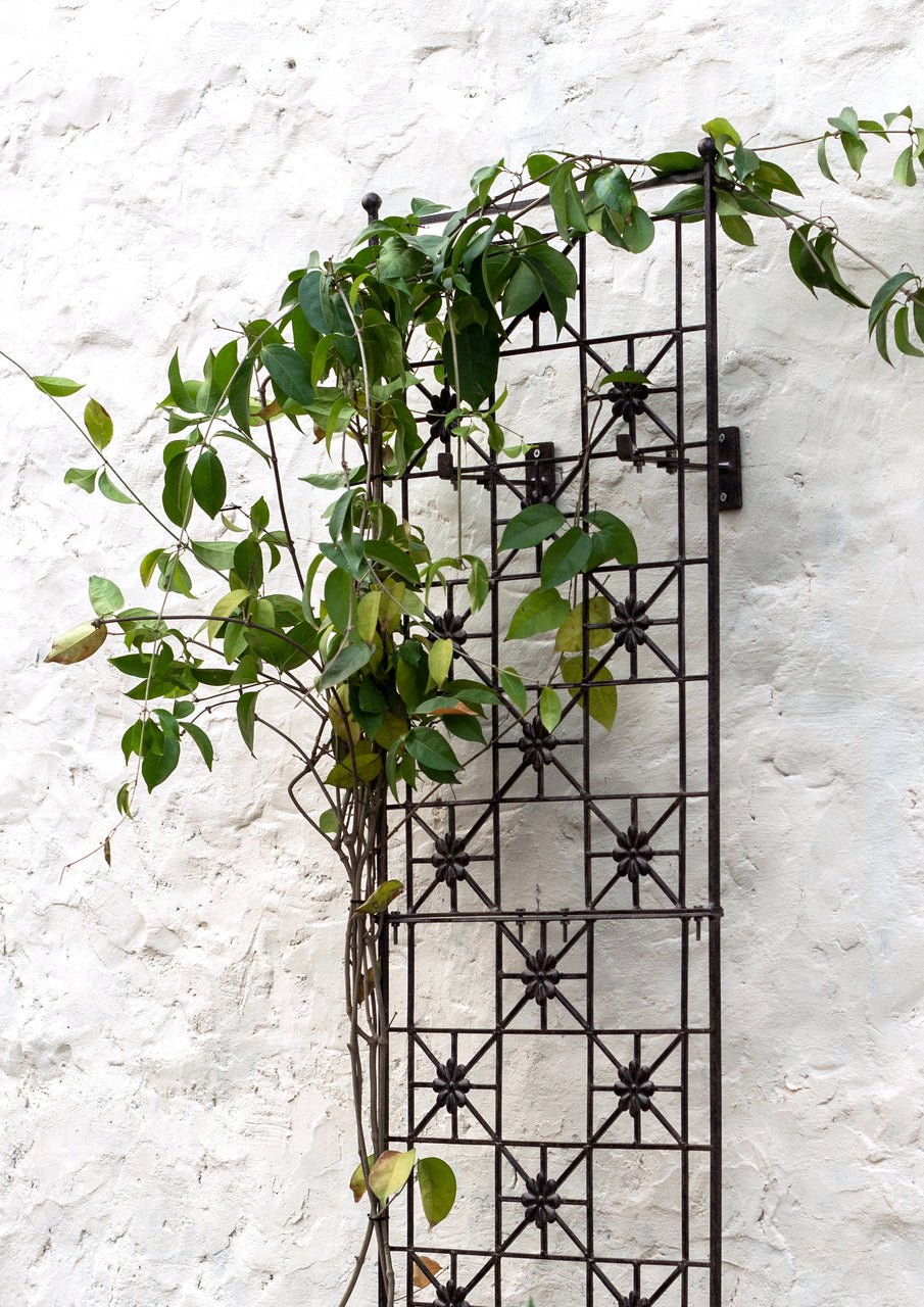 H Potter Metal Wall Decor Trellis Indoor Outdoor with Wall Mounting Brackets