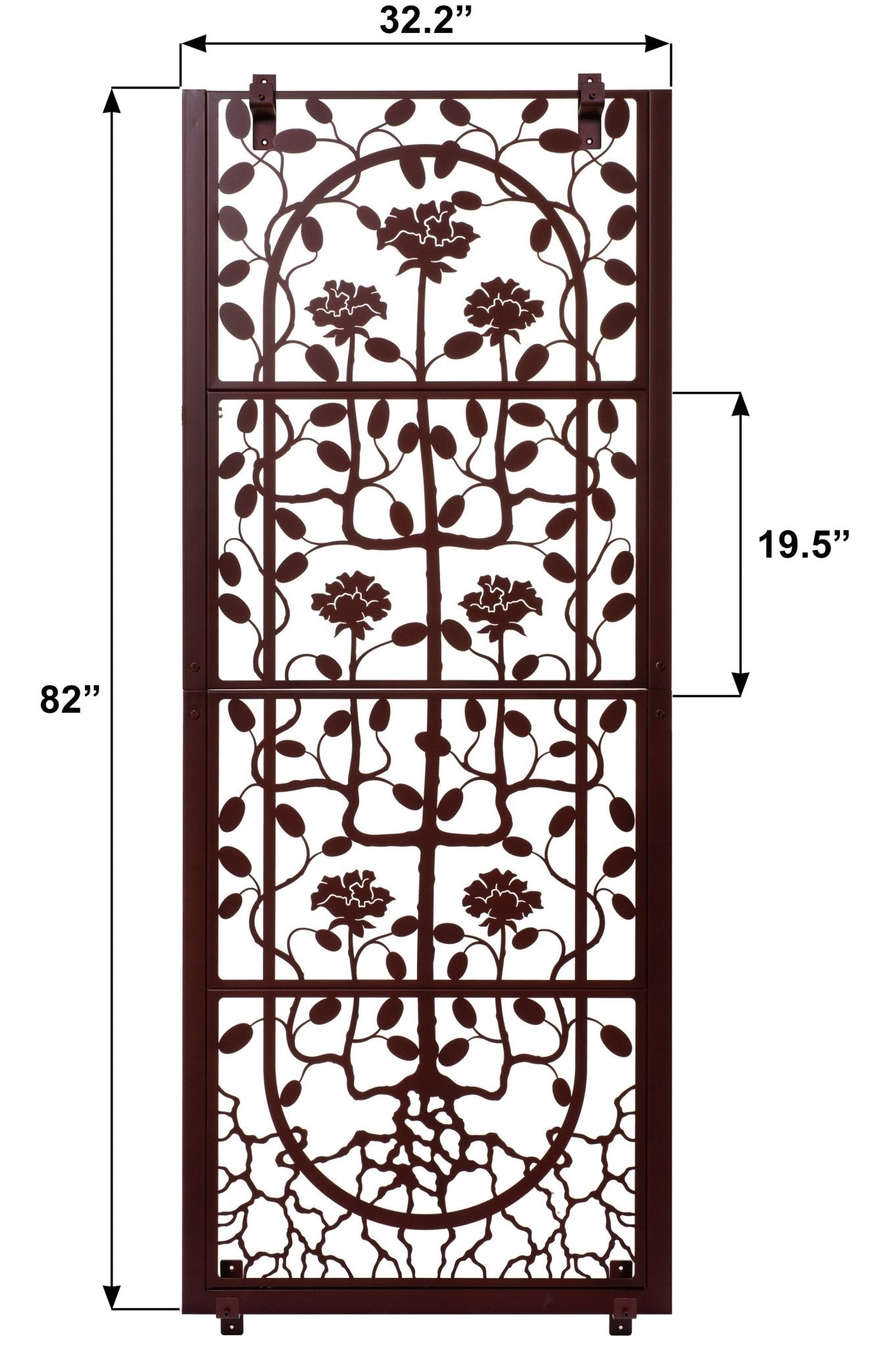 H Potter Wall Trellis Decorative Privacy Screen for Climbing Plants â Outdoor/Indoor Metal Art Pane