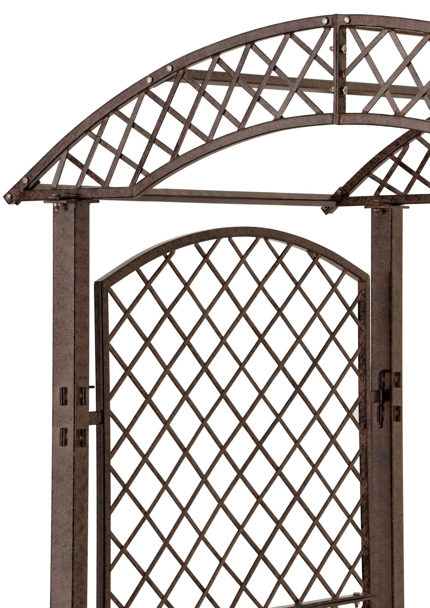 garden arbor trellis screen metal iron art yard backyard patio wedding event roses