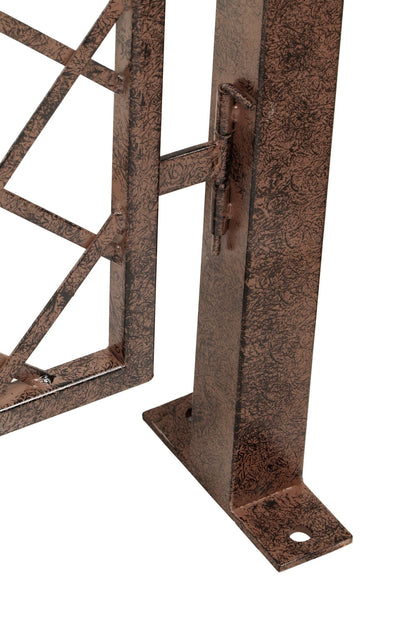 Foot plate detail with ground-stake hole on H Potter heavy-duty trellis screen