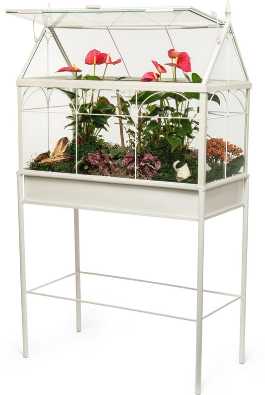 H Potter Large Freestanding Wardian Case Terrarium