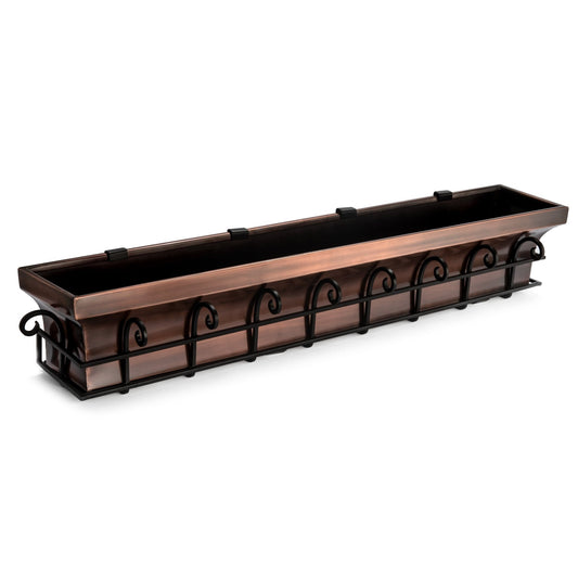 H Potter Flared Window Planter Box 48 Inch Length Outdoor Decor