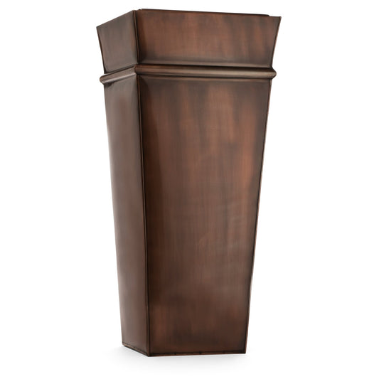 H Potter Planter Tall Antique Copper Indoor Outdoor Patio Deck Garden