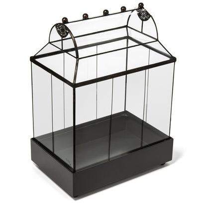 H Potter Wardian Case Terrarium For Sale with Curved Glass Roof Plant Planter Container Indoor Garden Mothers Day Gift