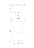 H Potter metal planter for patio, deck, balcony, outdoor room