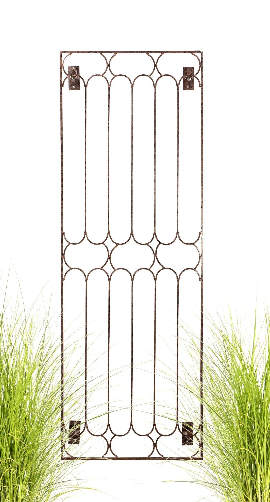 H Potter Carlisle Wall Garden Trellis with green grass
