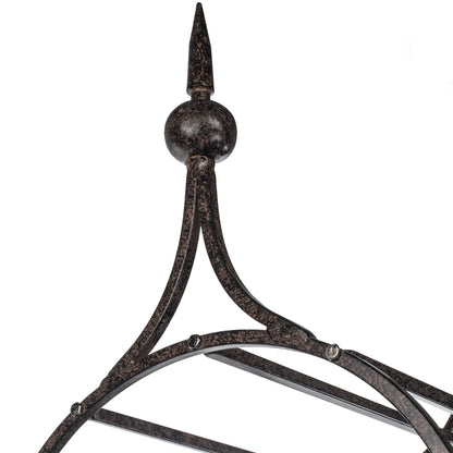 H Potter decorative iron finial detail on classic garden obelisk