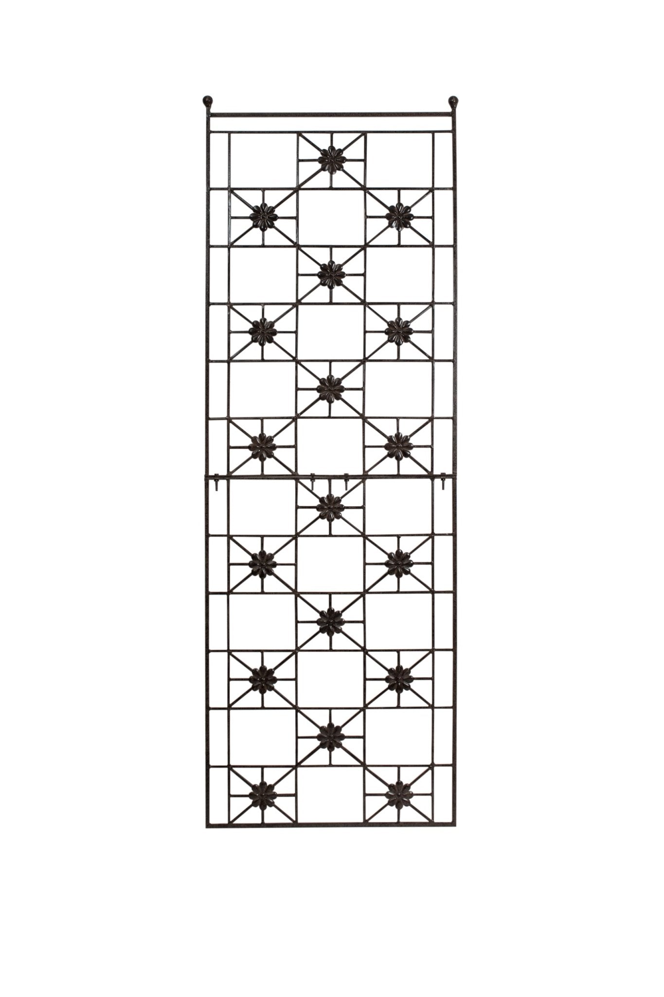 H Potter Delaney freestanding panel trellis screen on white
