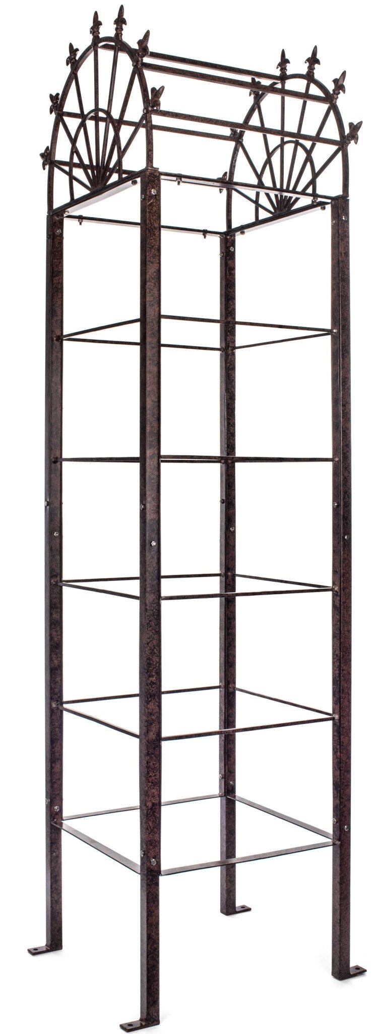 H Potter metal flowering vine obelisk trellis full product view