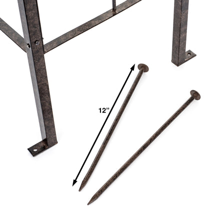 H Potter ground stakes and base for flowering vine obelisk trellis