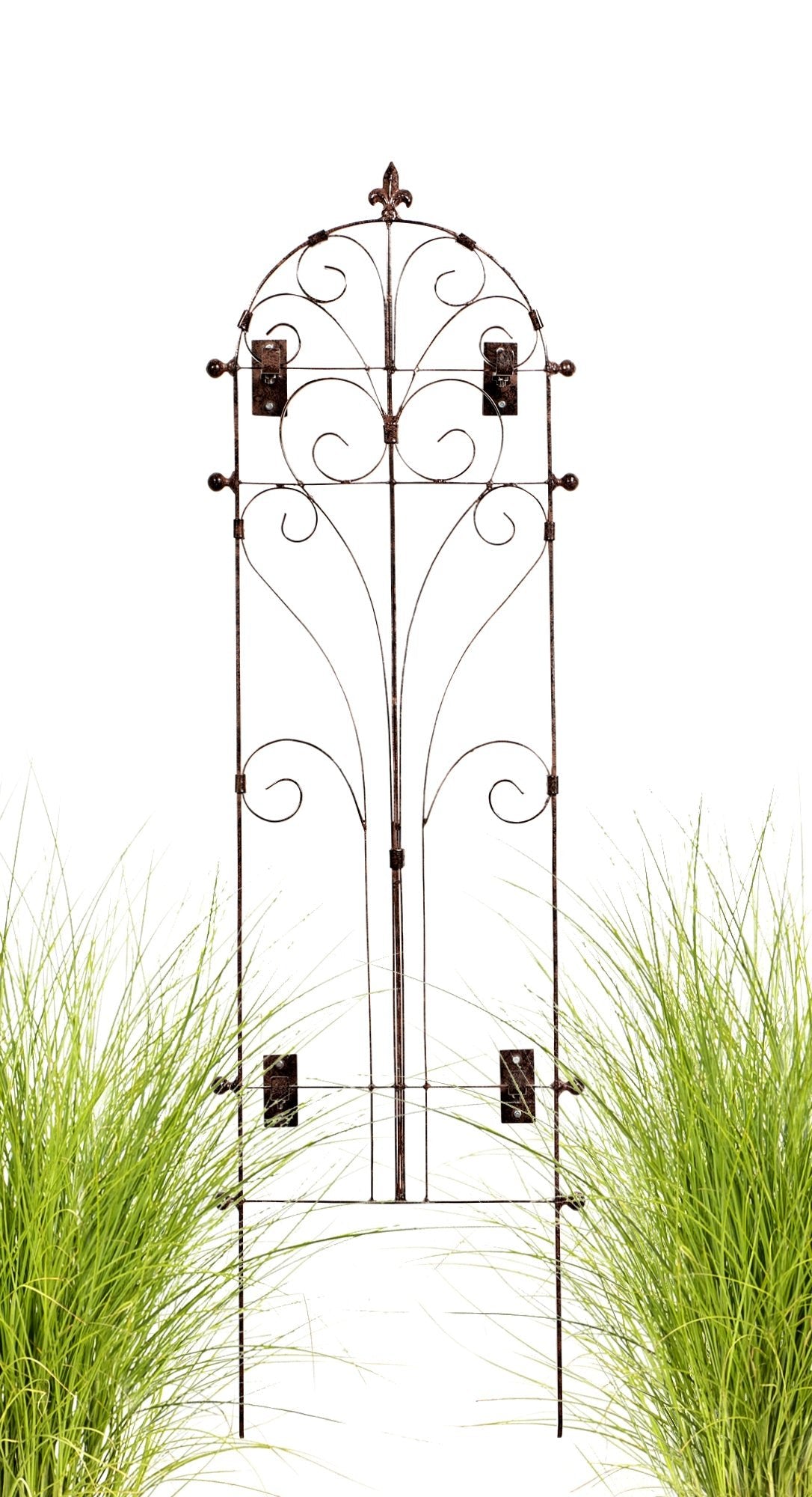 H Potter Italian Iron Trellis Wall Art Mounting Brackets