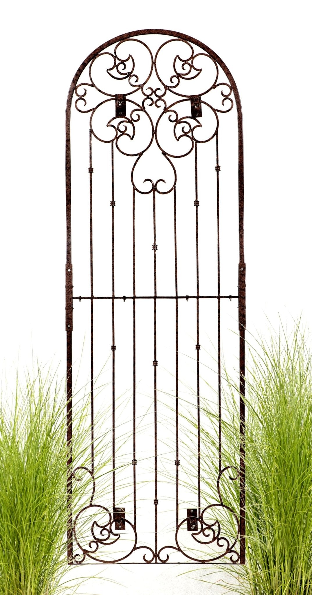 H Potter Wall Trellis 8 ft Iron with 4 Wall Brackets