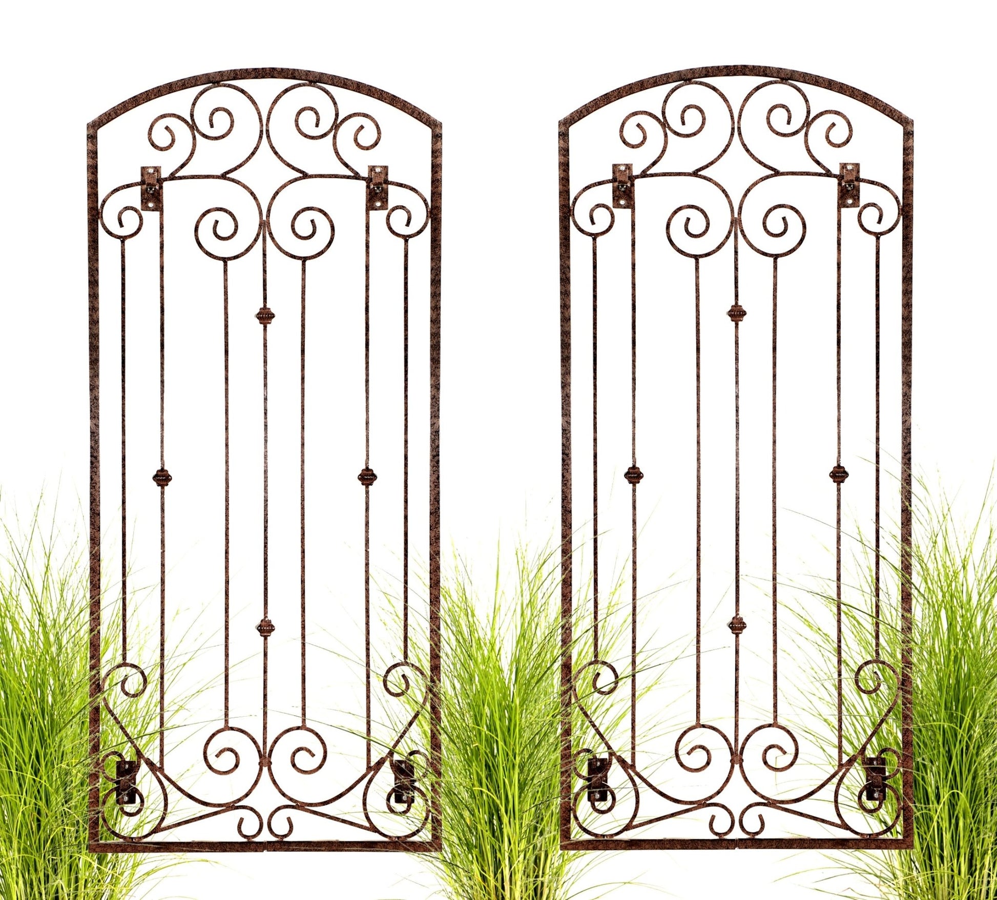 h potter set of 2 lenox wall trellises on white