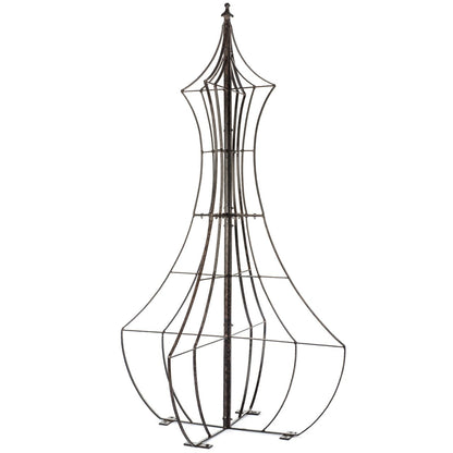 H Potter Genie Trellis Metal Garden Yard Art on white