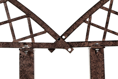 H Potter Metal Garden Trellis Large Heavy Duty Screen Set of Two roof view