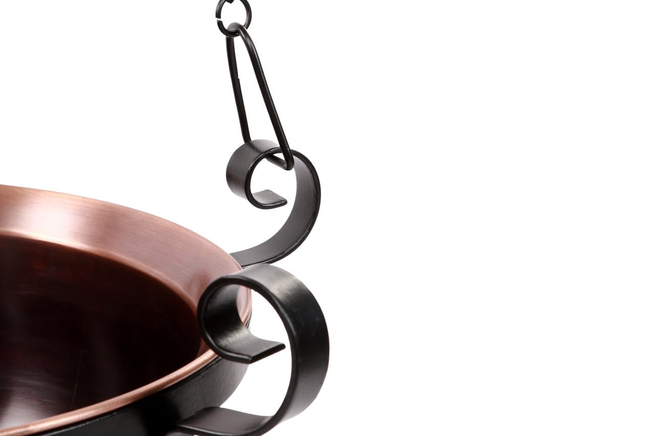 H Potter Large Hanging Garden Planter close up of black frame