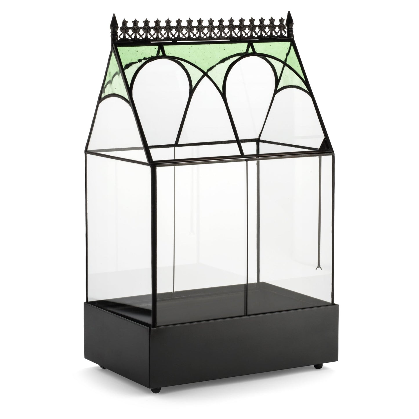 H Potter vintage green Wardian Case Terrarium Planter Container hero image