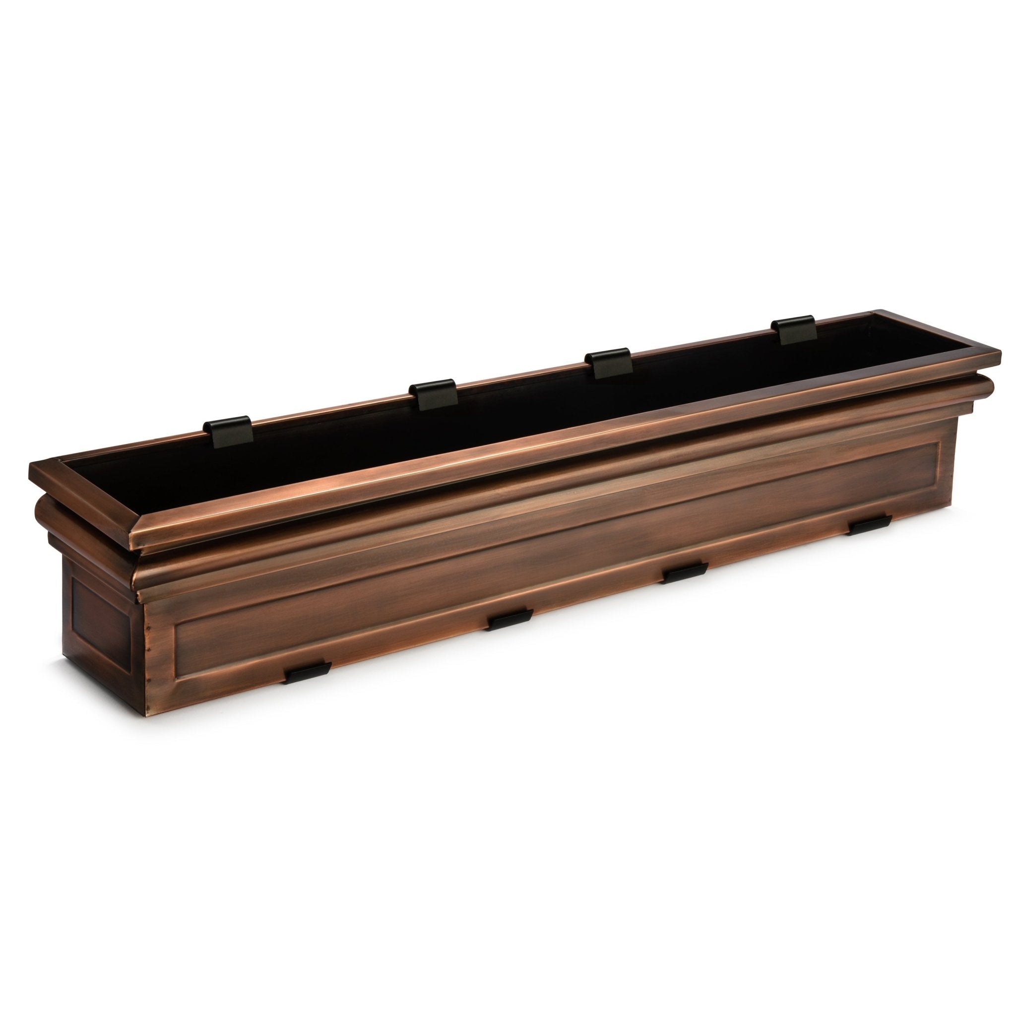 48-Inch Williamsburg Window Box | Antique Copper Stainless Steel