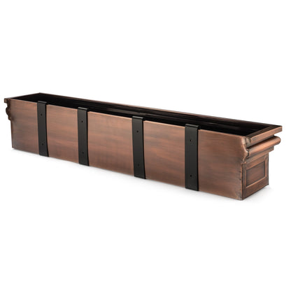 48 inch window box planters H Potter Williamsburg Window Box 48 inch